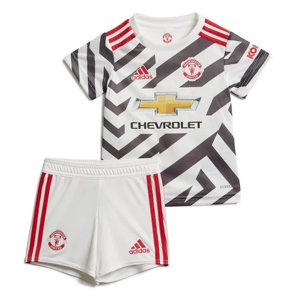 Maglia Manchester United Third Bambino 20/21 Bianco